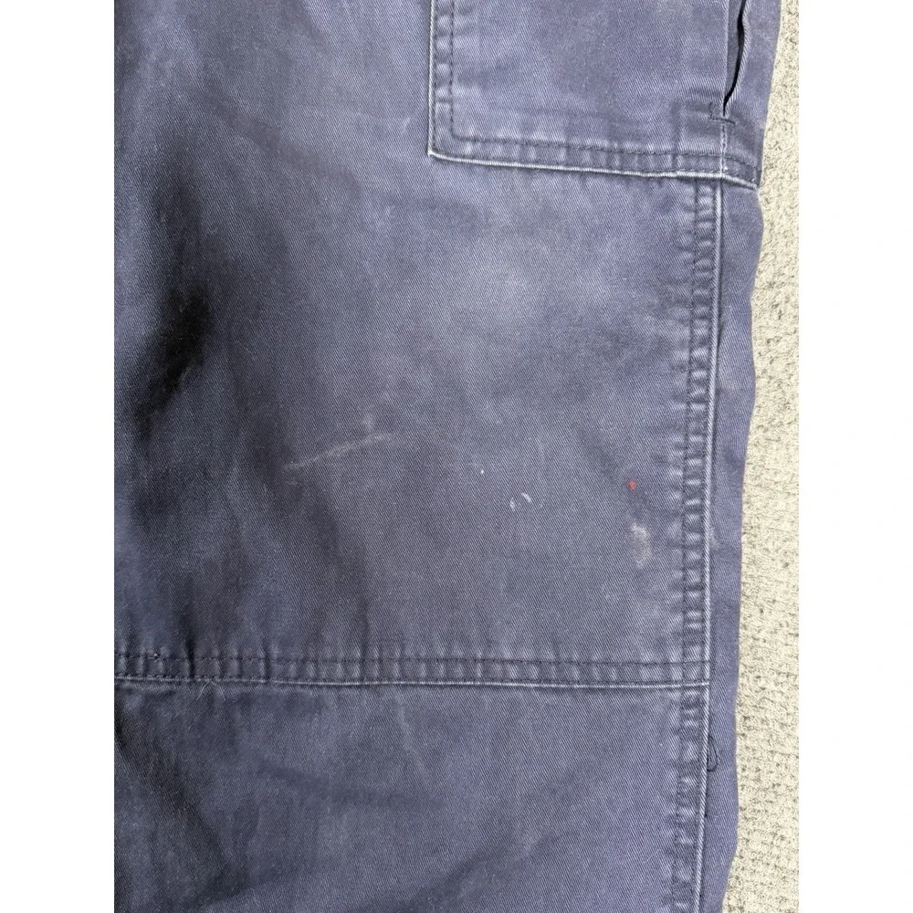 BOCOMAL FR Pants Mens 34x30 Blue Cargo Flame Resistant Workwear CAT2 NFPA2112